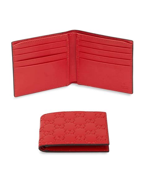 gucci small red wallet|Gucci signature long wallet.